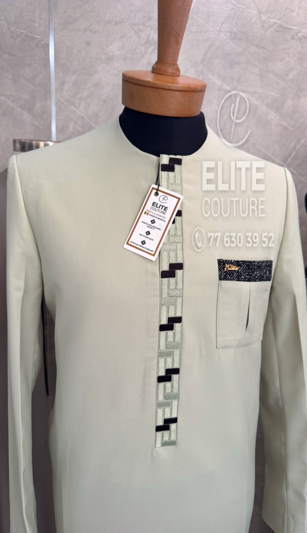 costumes africain made in senegal 🇸🇳 en braguette ordinateur et poche plaquée